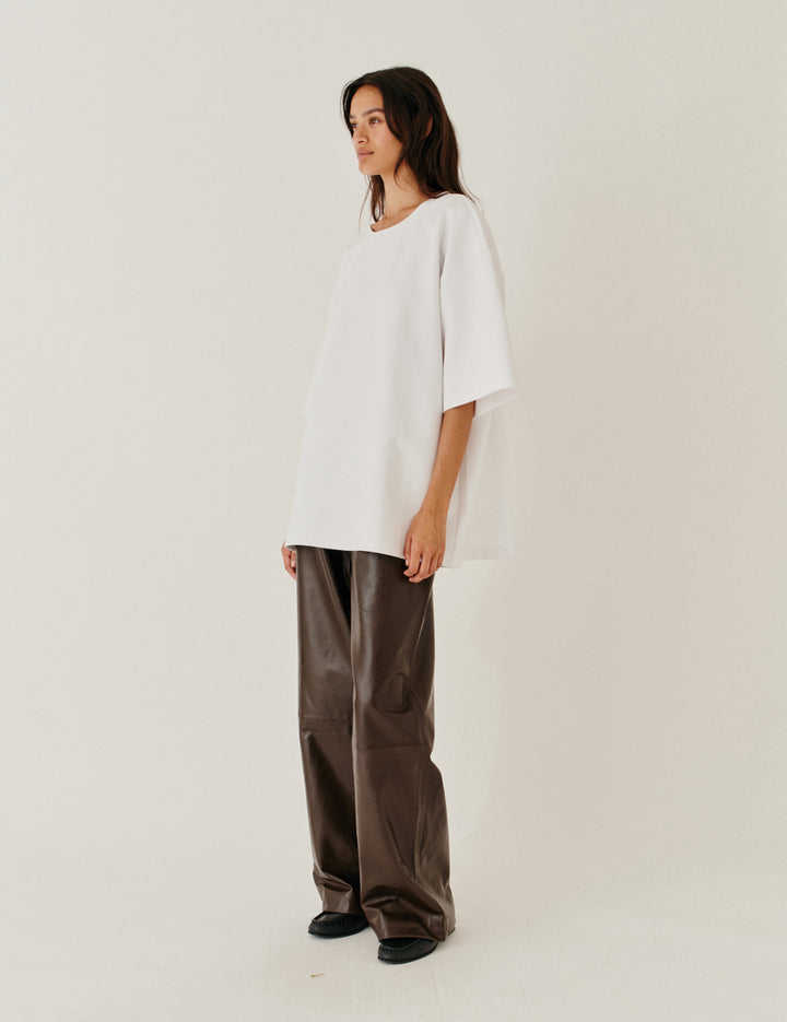 TG Bow Tee White OS / White