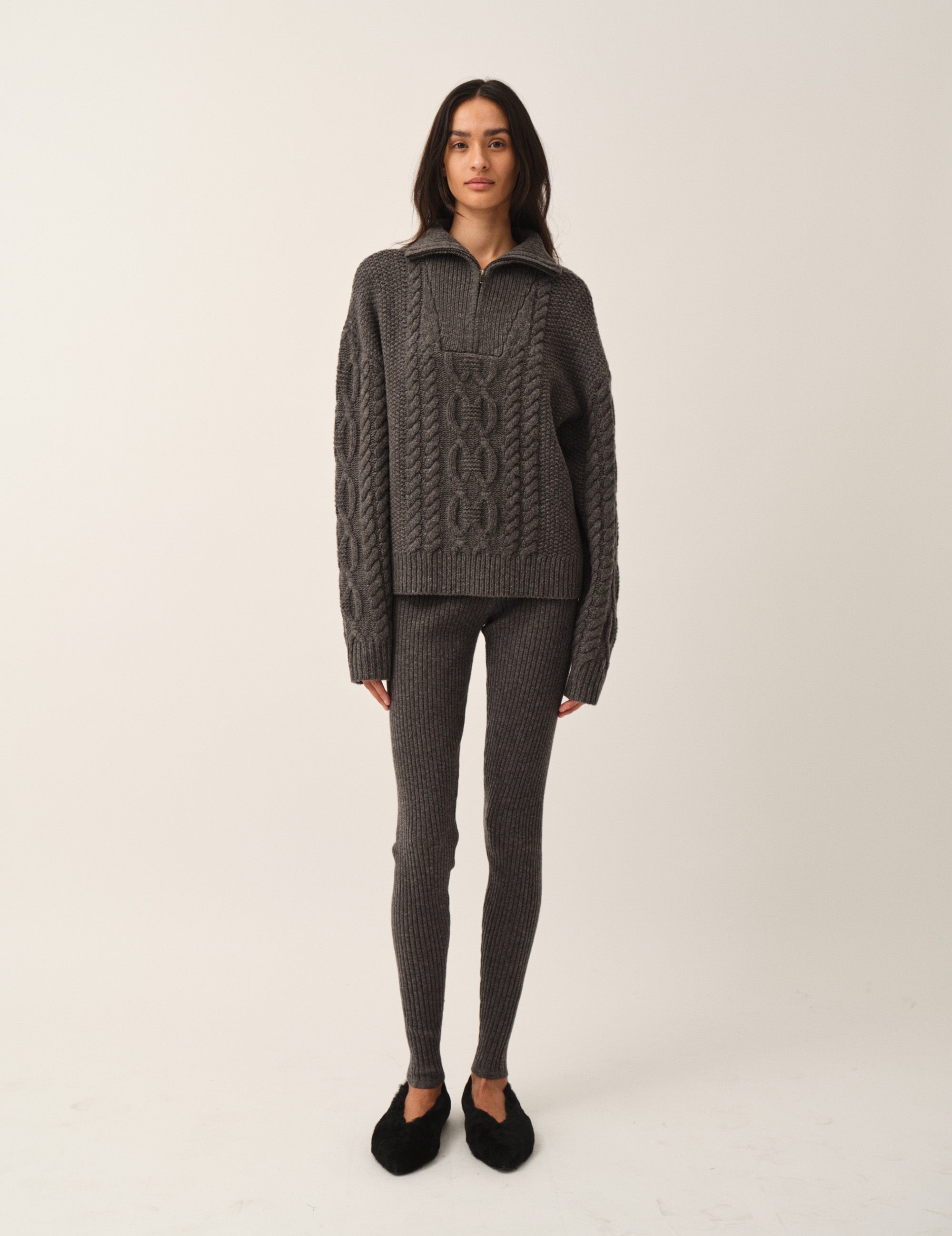 Como Skinny Legs Grey Melange 6 / Grey Melange