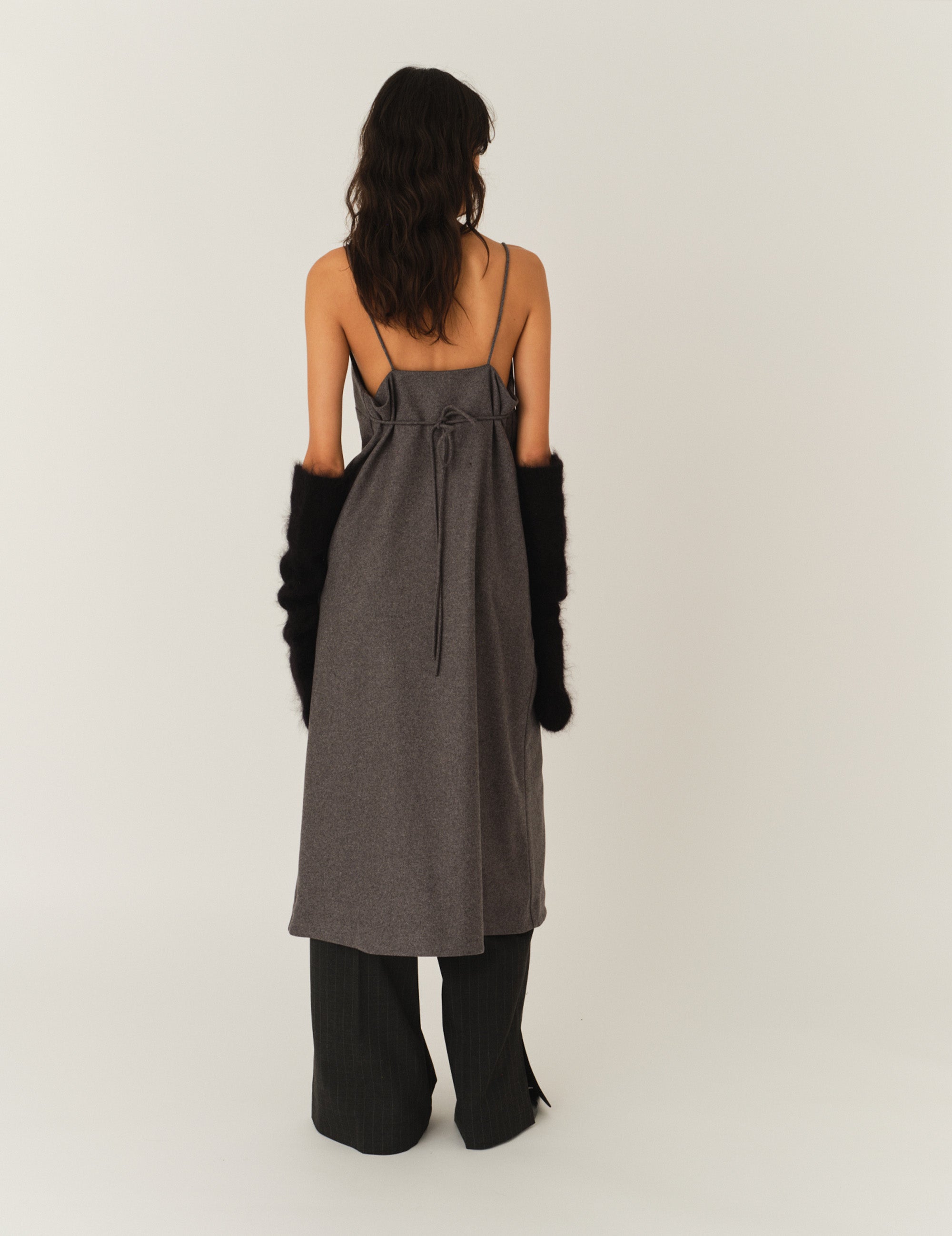 Mitch Dress Grey Melange 6 / Grey Melange