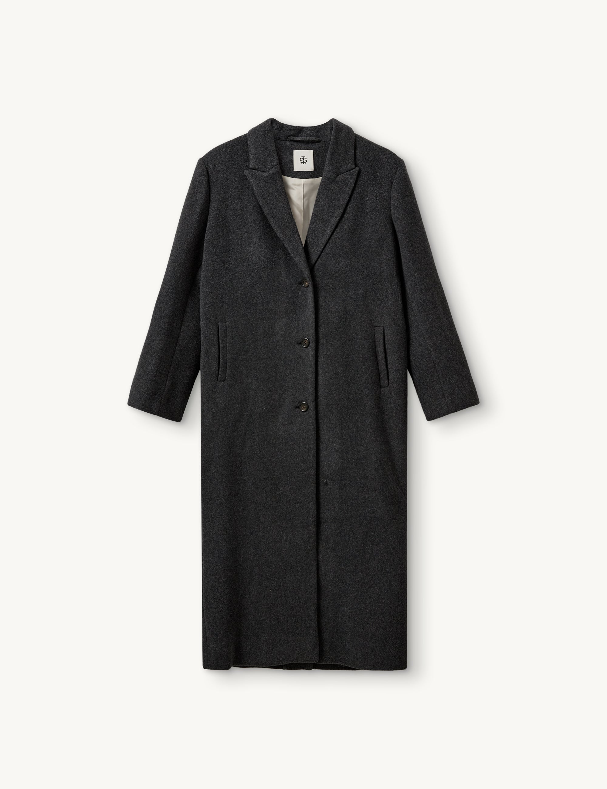 Clooney Man Coat Grey Melange 6 / Grey Melange