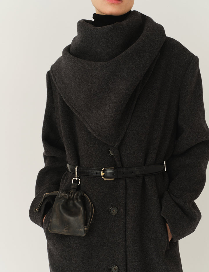 Clooney Scarf Grey Melange OS / Grey Melange
