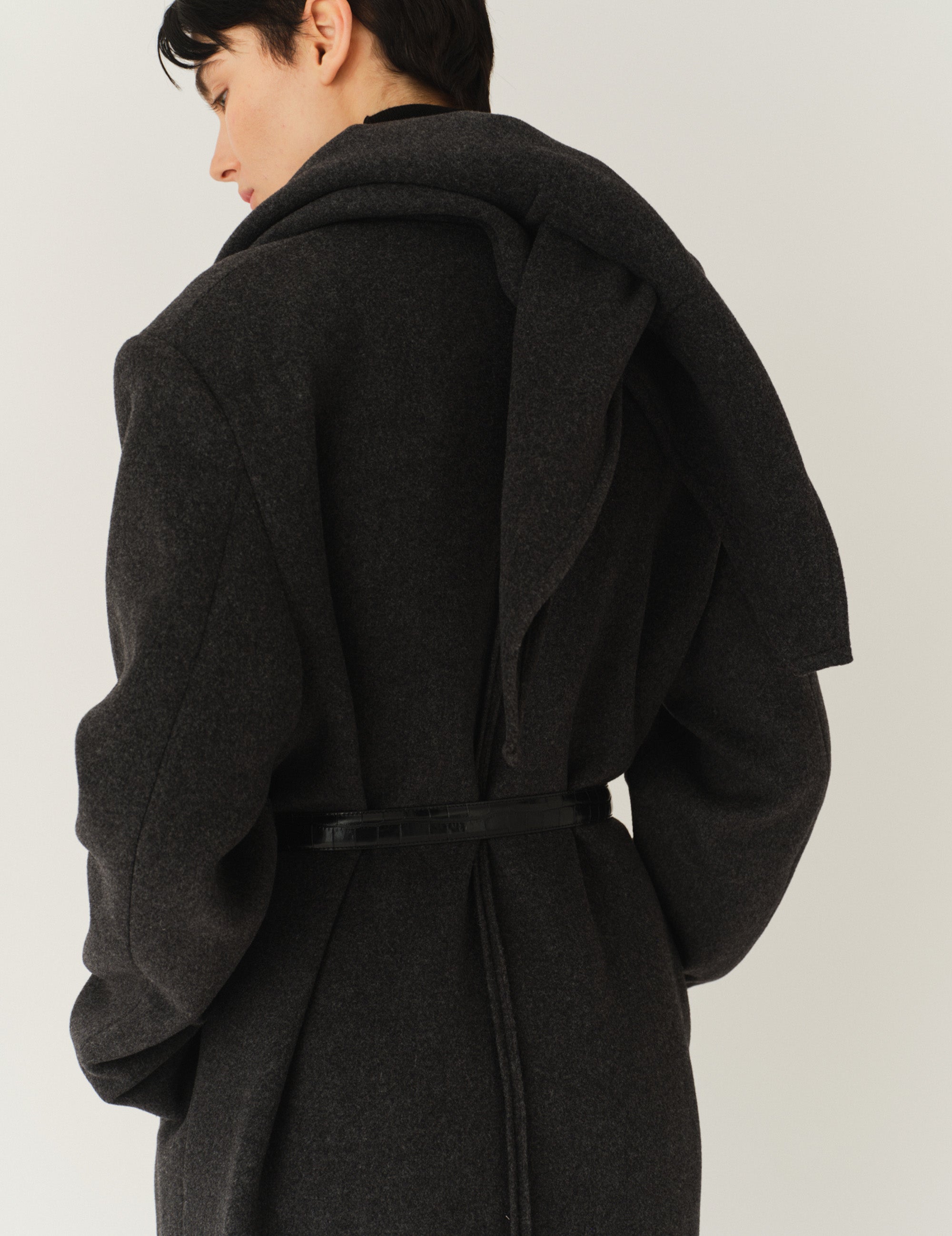 Clooney Scarf Grey Melange OS / Grey Melange