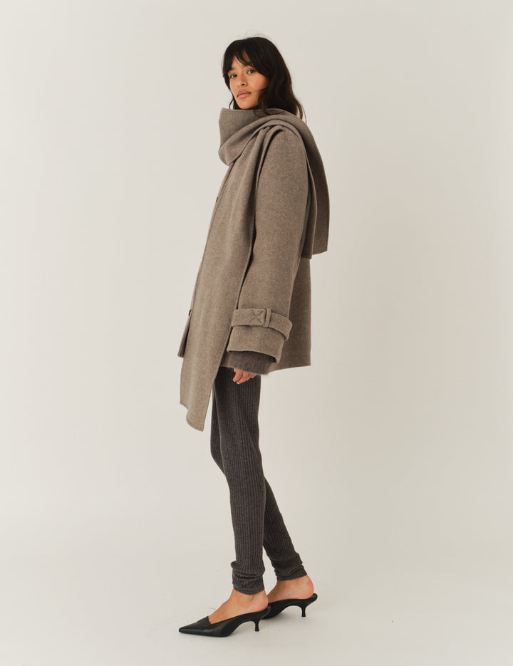Clooney Coat Cardi Beige Melange 6 / Beige Melange