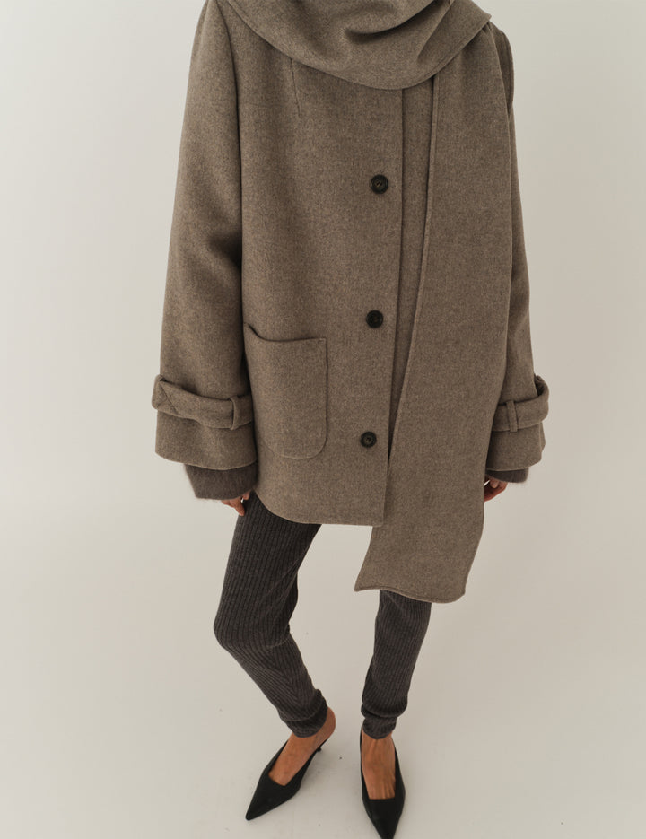Clooney Coat Cardi Beige Melange 6 / Beige Melange