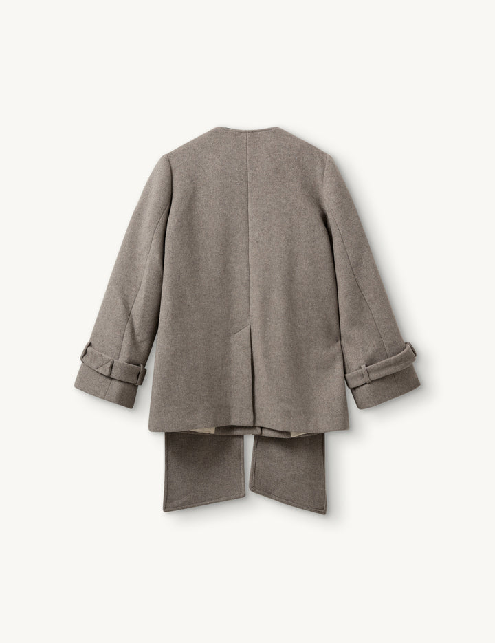 Clooney Coat Cardi Beige Melange 6 / Beige Melange