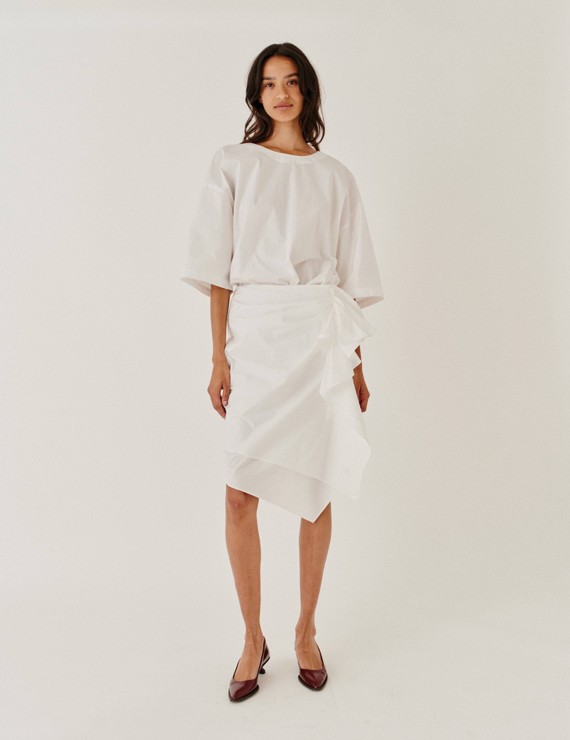 Cyprus Tee White OS / White