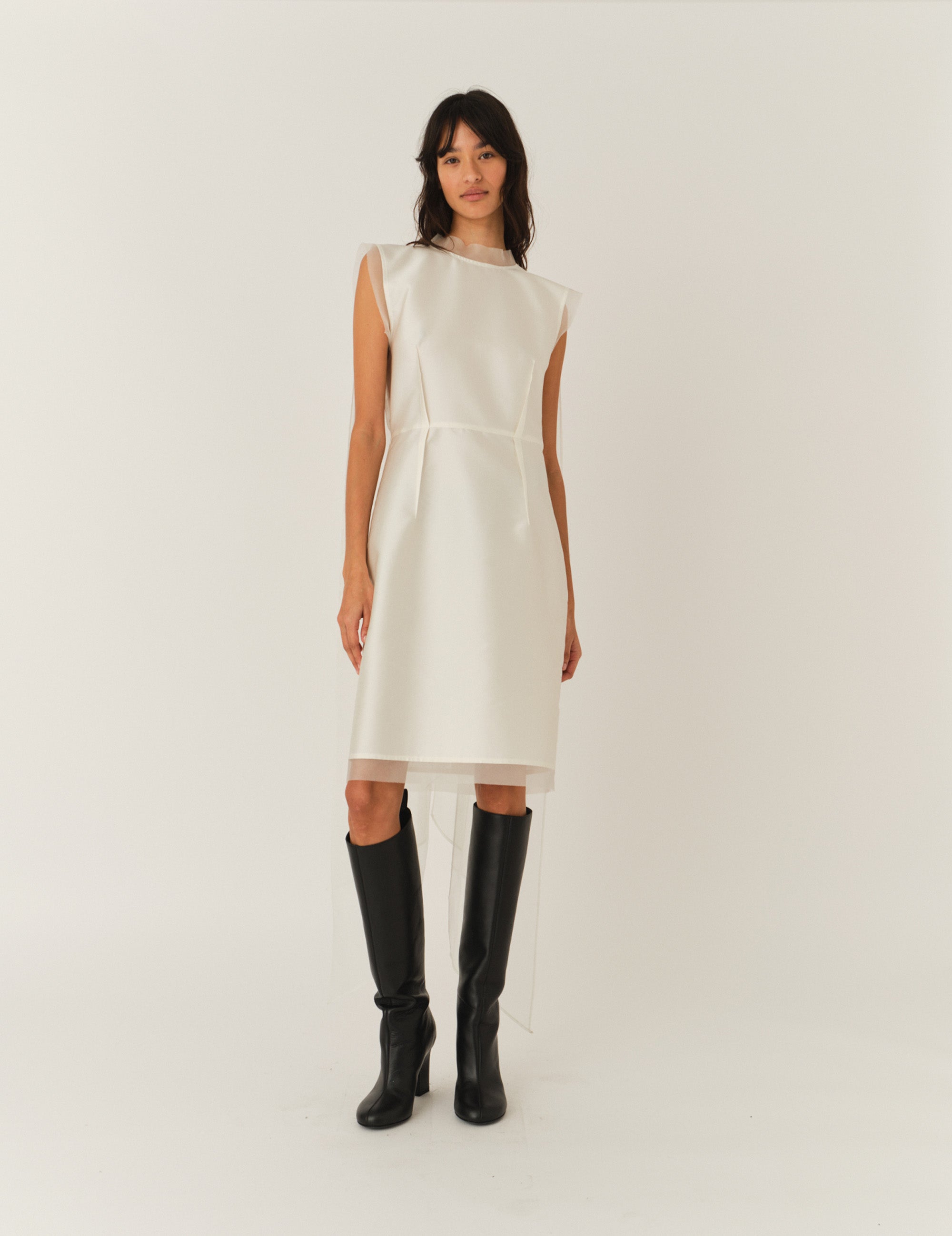 Vivaldi Shift Dress Cream 6 / Cream