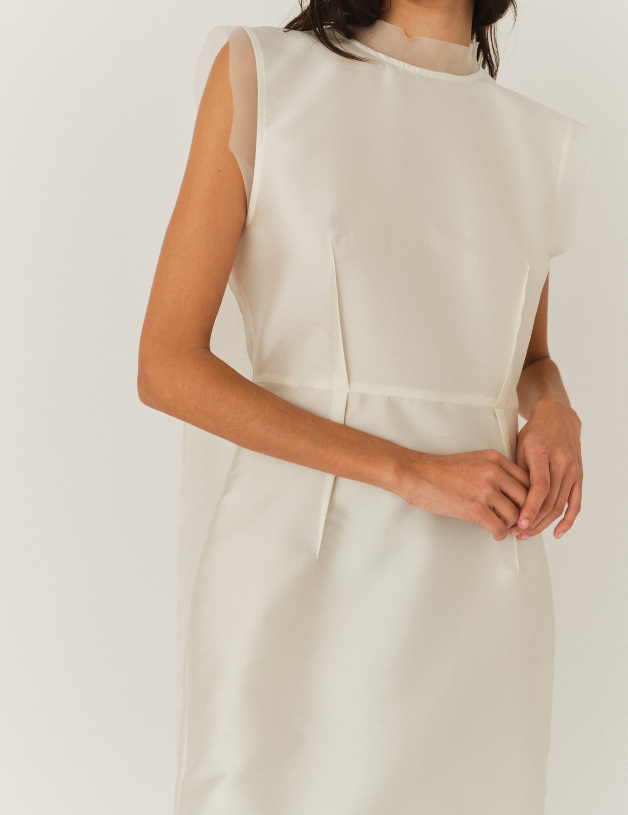 Vivaldi Shift Dress Cream 6 / Cream