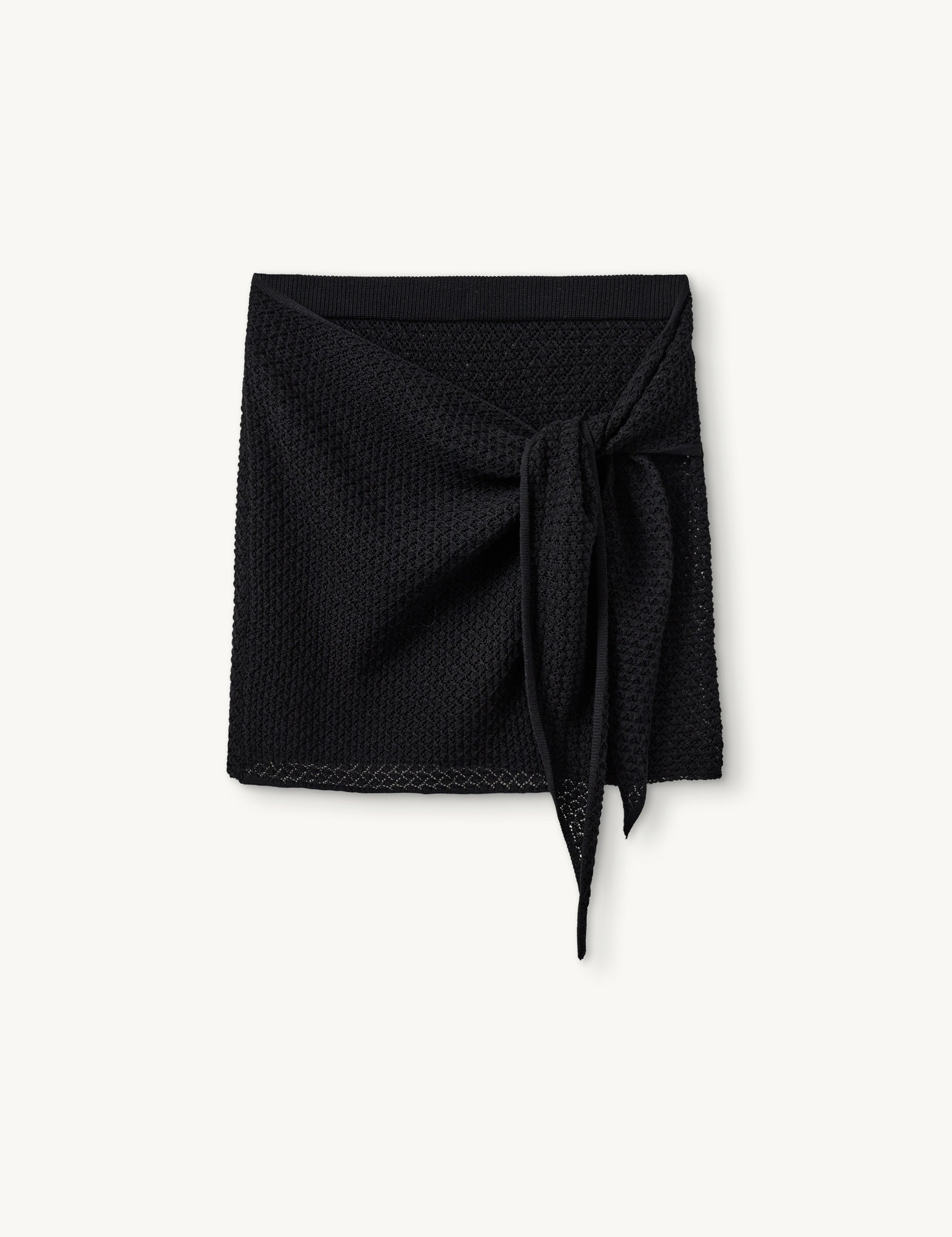 Tanzania Wrap Skirt Black 4 / Black