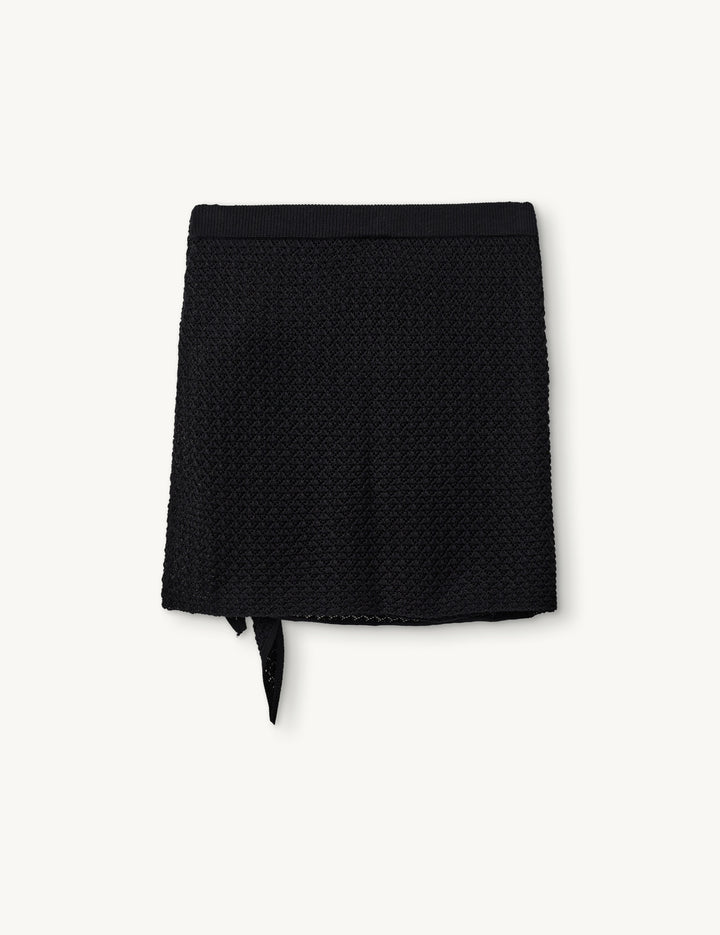 Tanzania Wrap Skirt Black 4 / Black