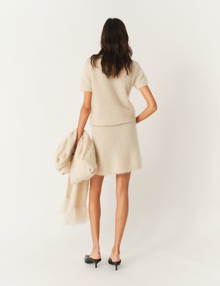 Roma Mini Skirt Champagne 6 / Champagne