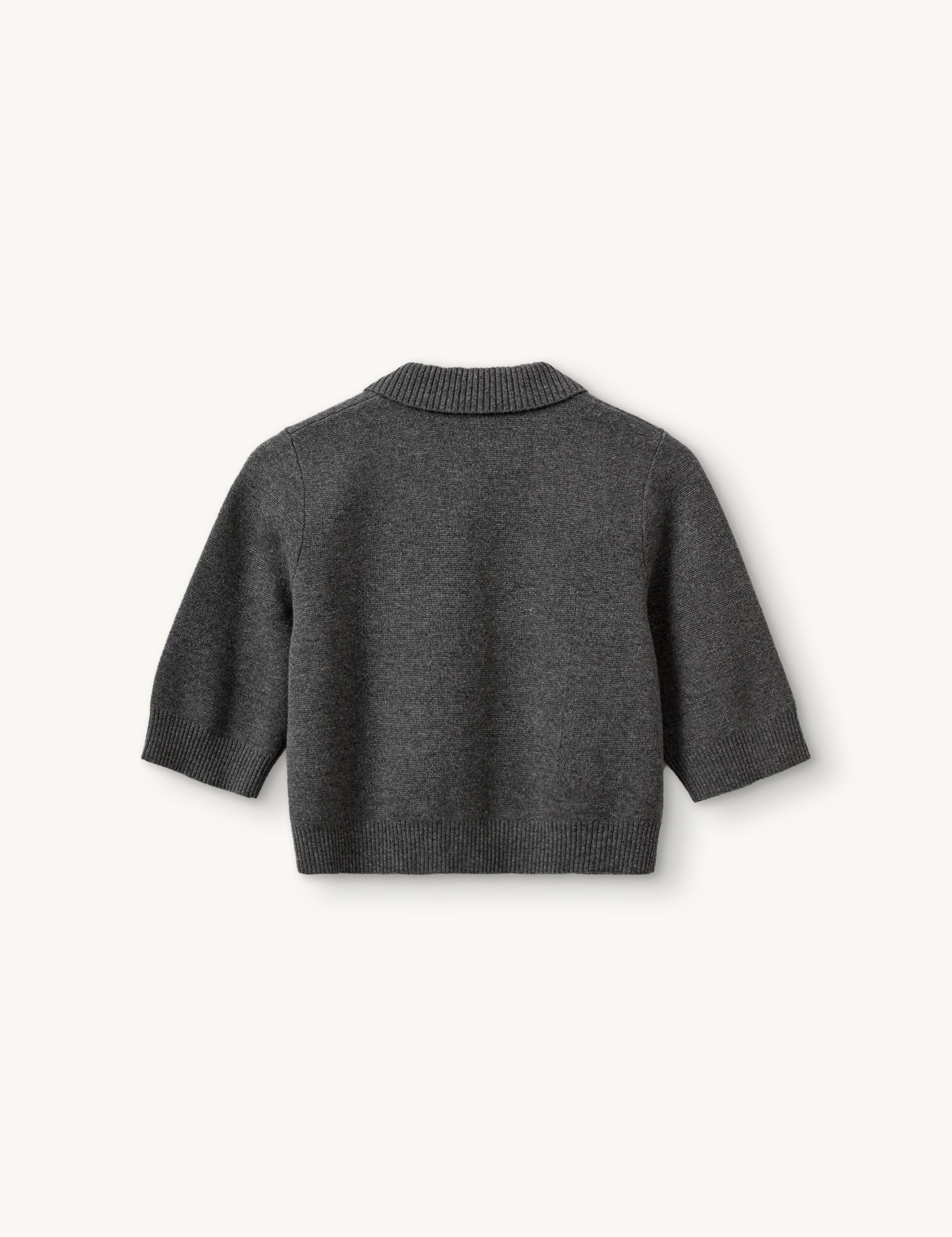 Como Short Cardigan Grey Melange 6 / Grey Melange