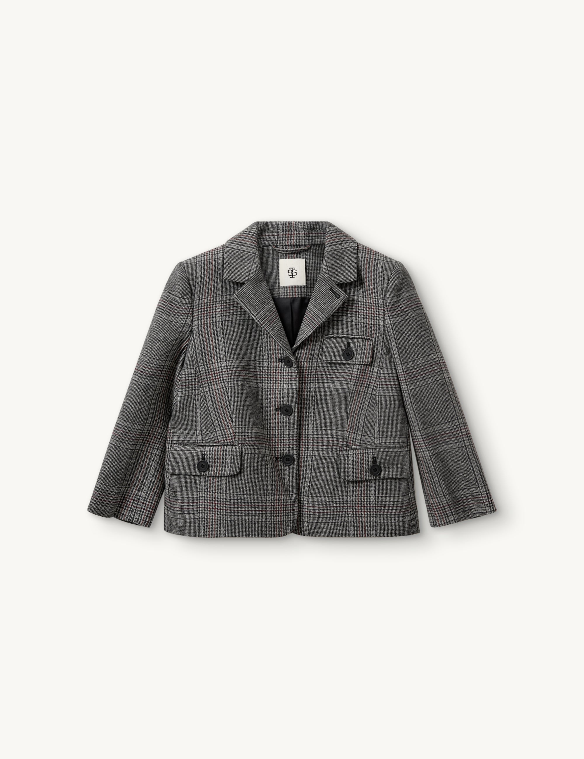 Taylor Fitted Jacket Grey Check 6 / Grey Check