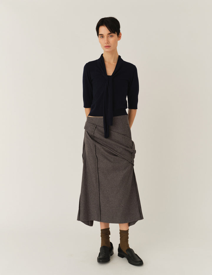 Bergen Scarf Knit Navy 6 / Navy
