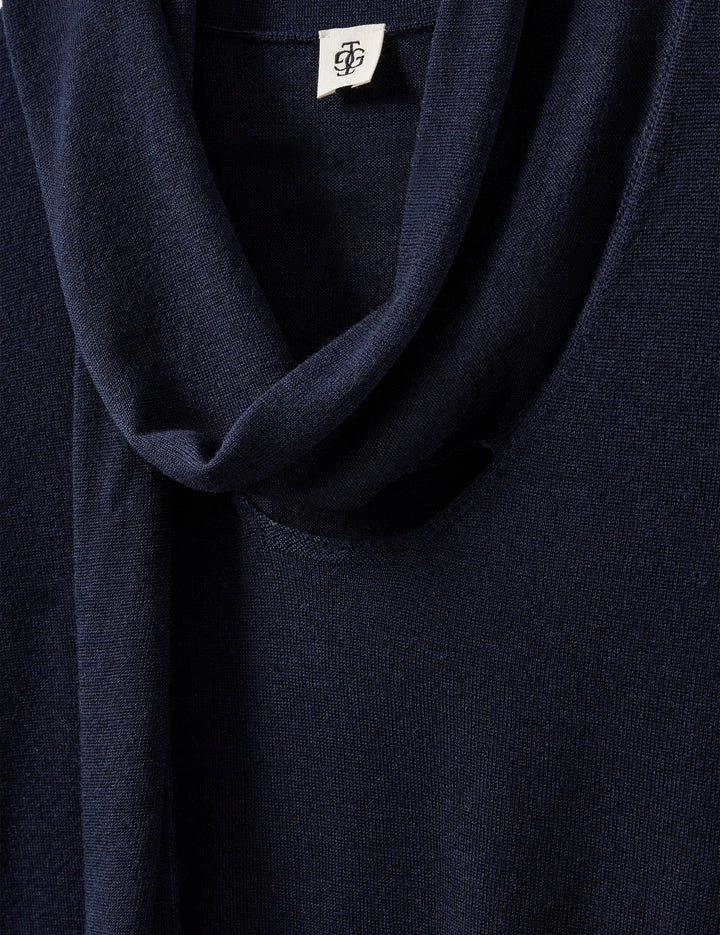 Bergen Scarf Knit Navy 6 / Navy