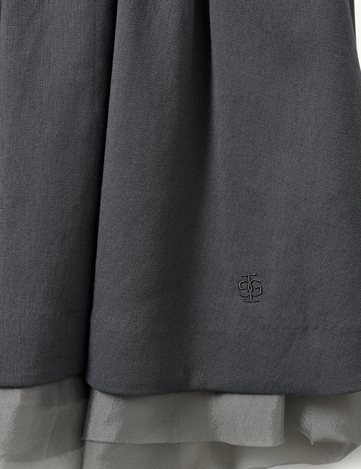 Andrea Midi Skirt Charcoal 6 / Charcoal