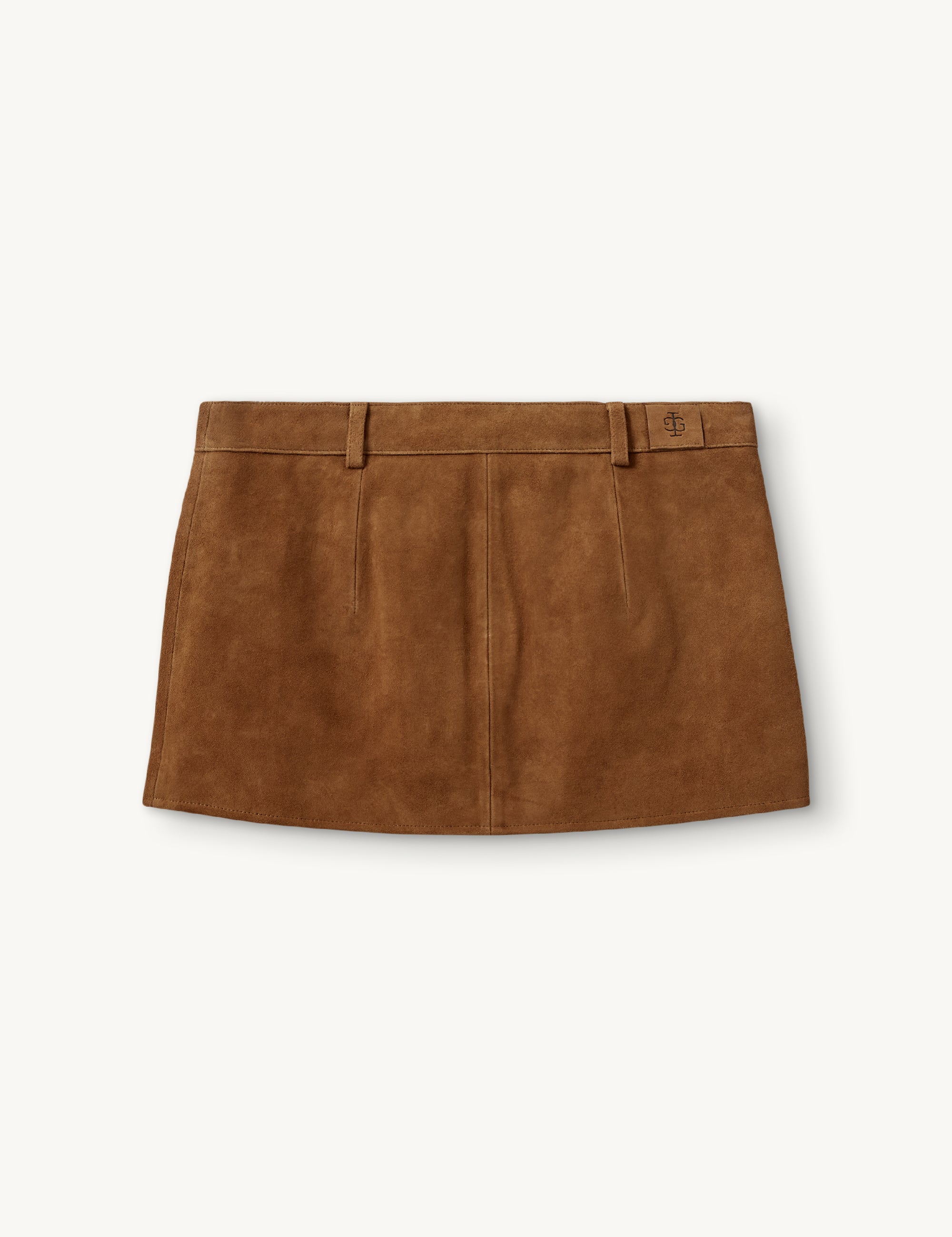 Suede Mini Skirt Hazelnut 6 / Hazelnut
