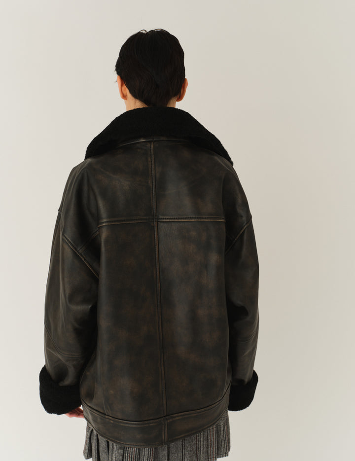 Val D. Aviator Vintage Brown 6 / Vintage Brown