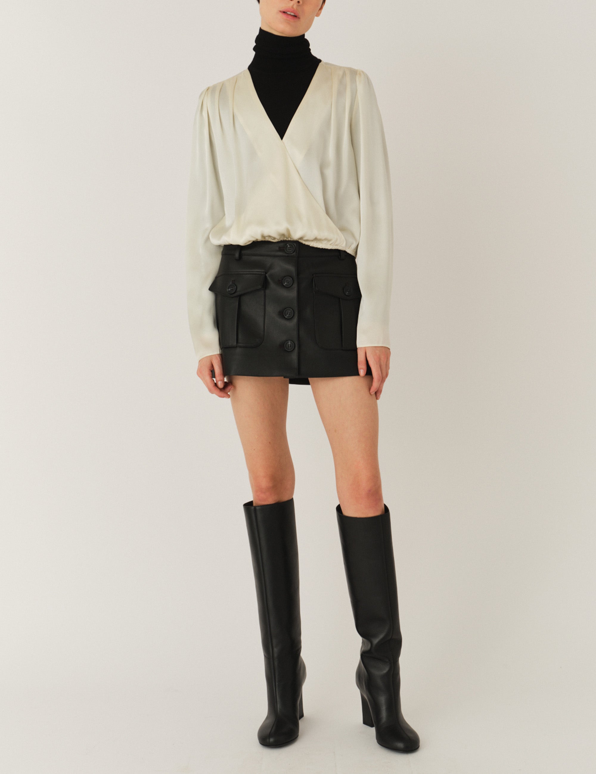 Brooklyn Micro Skirt Black 6 / Black