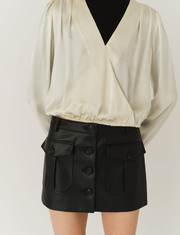 Brooklyn Micro Skirt Black 6 / Black