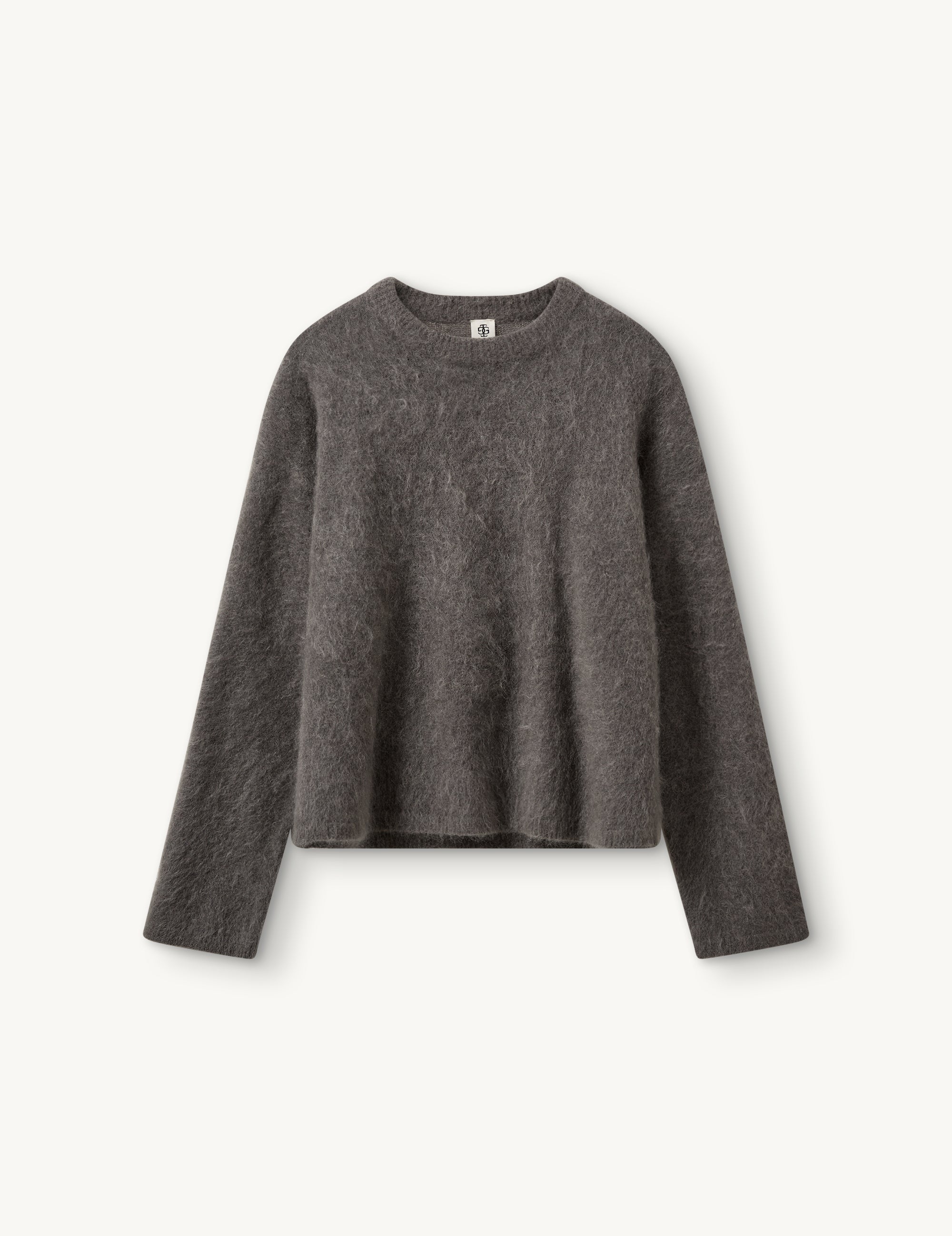 Roma Boyfriend Sweater Grey Melange 6 / Grey Melange
