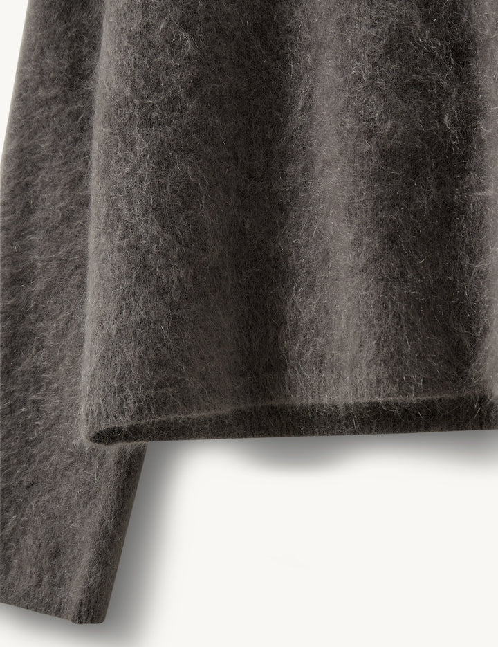 Roma Boyfriend Sweater Grey Melange 6 / Grey Melange