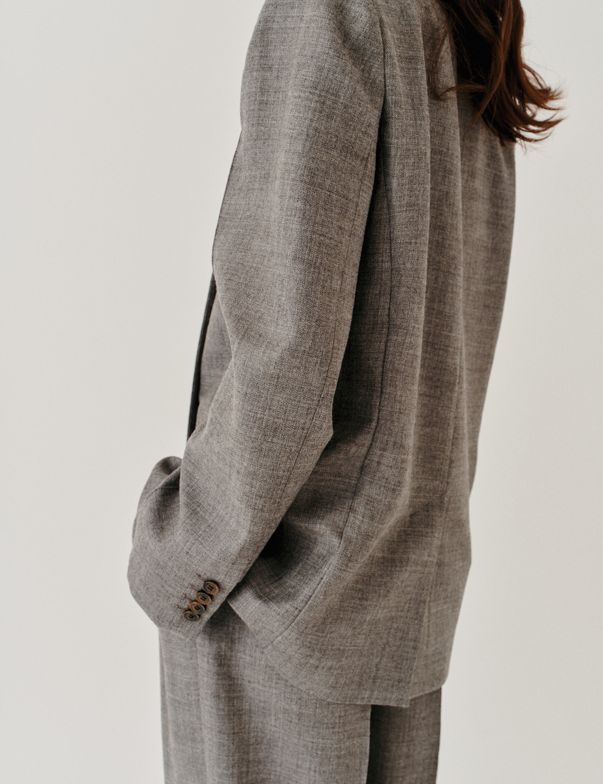 Pine Blazer Grey Melange 4 / Grey Melange
