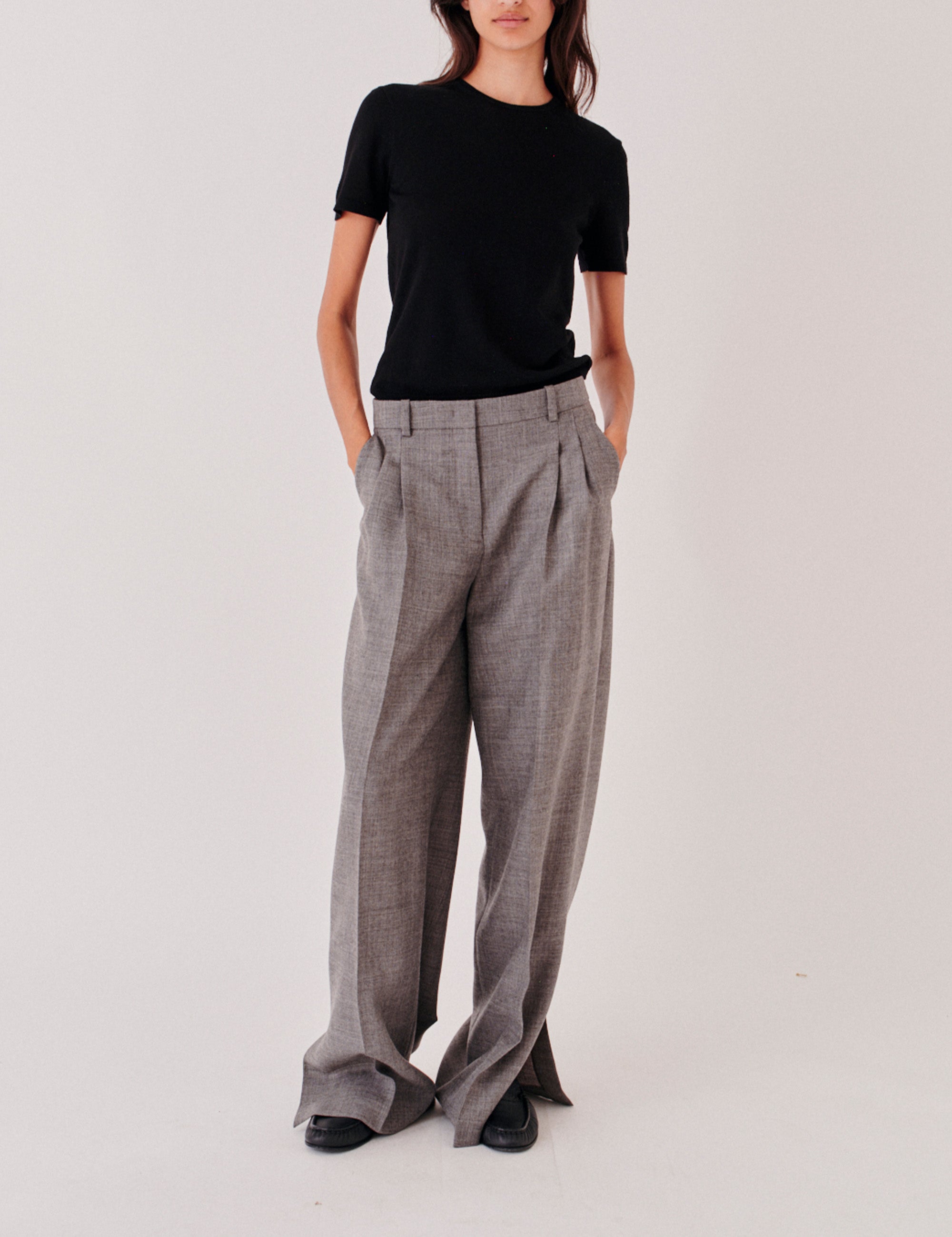Pine Pants Grey Melange