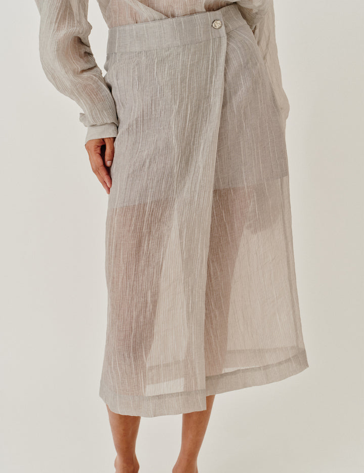 Delfi Skirt Oyster 4 / Oyster