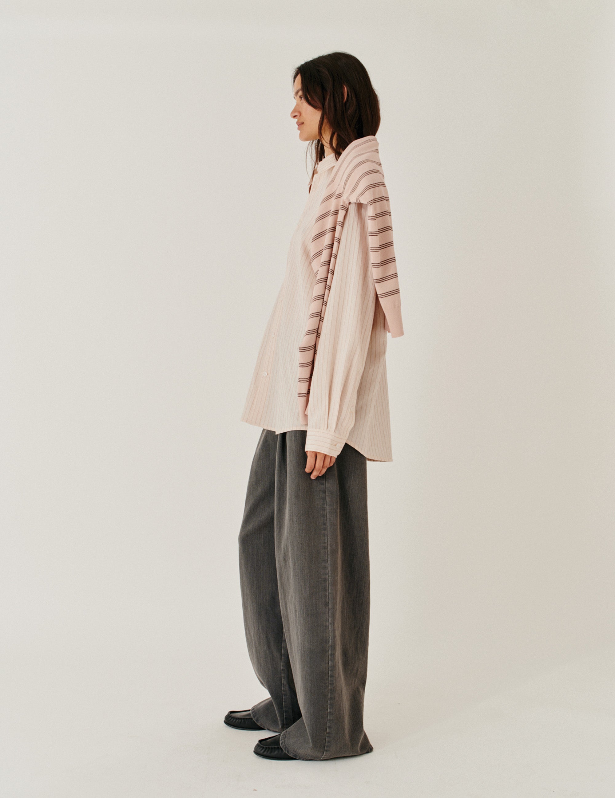 Costa Shirt Dusty Rose Stripes 4 / Dusty Rose Stripes