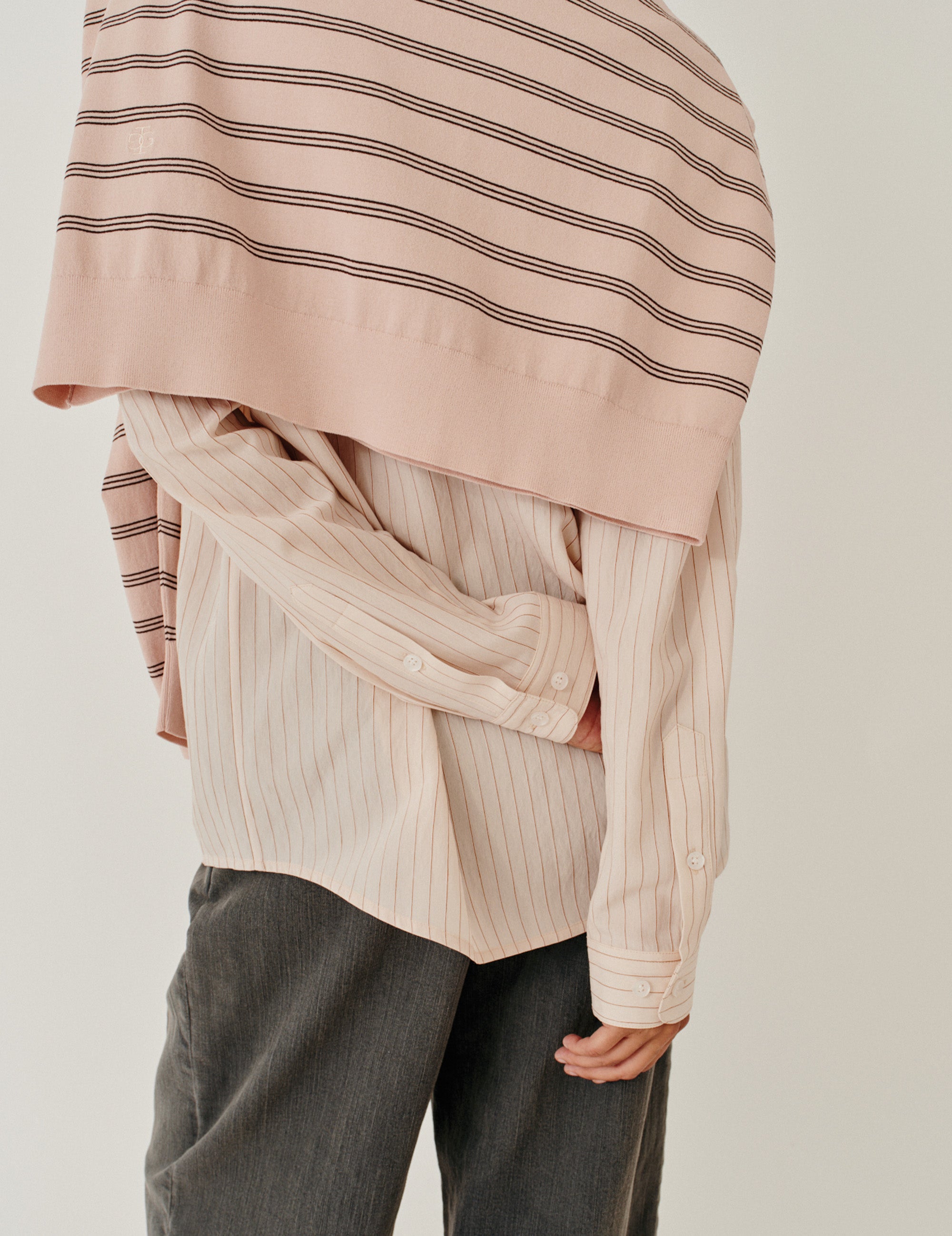 Costa Shirt Dusty Rose Stripes 4 / Dusty Rose Stripes