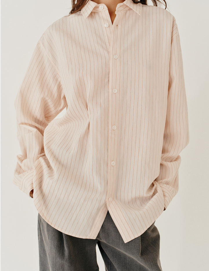 Costa Shirt Dusty Rose Stripes 4 / Dusty Rose Stripes