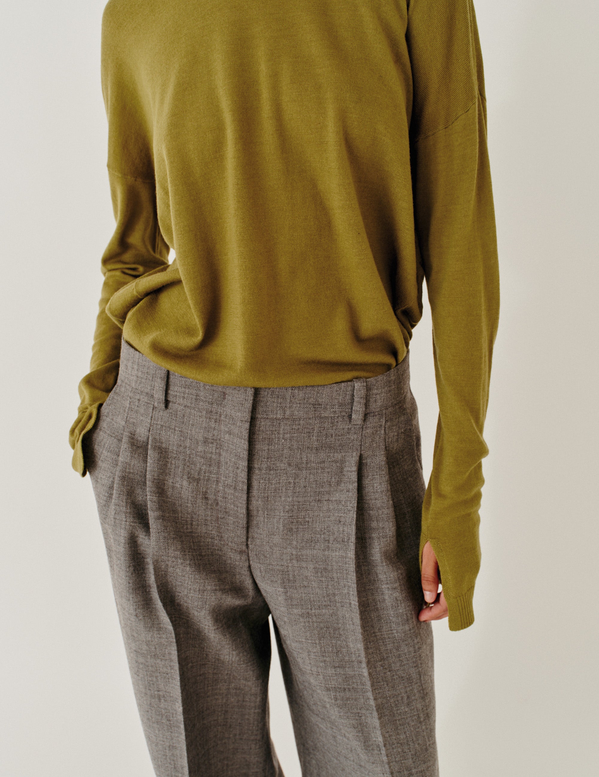 Bergen Sweater Matcha Green 4 / Matcha Green