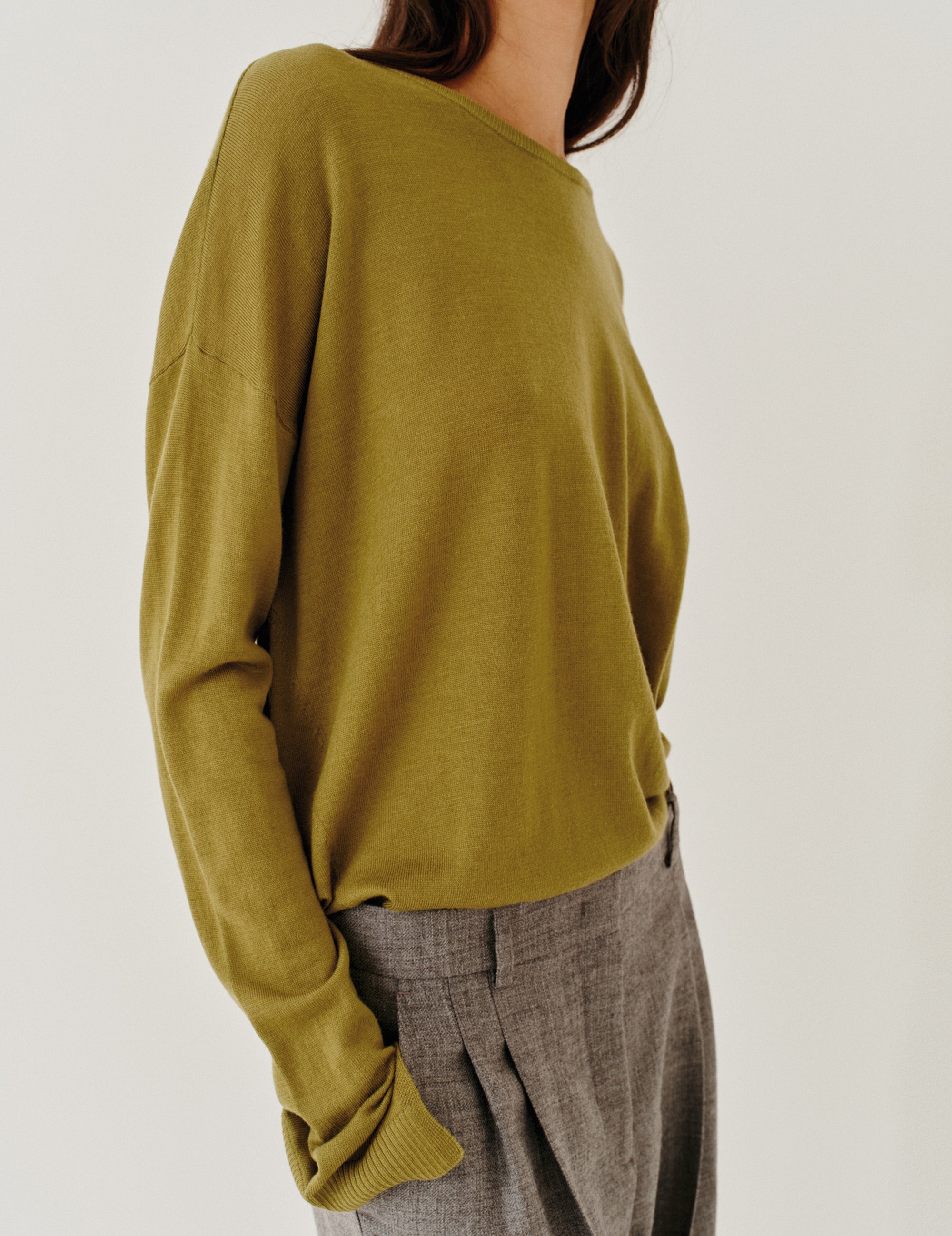 Bergen Sweater Matcha Green 4 / Matcha Green