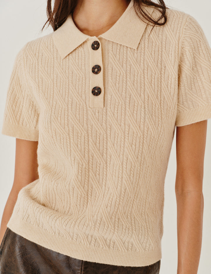 Como Cable Mini Polo Macadamia 4 / Macadamia