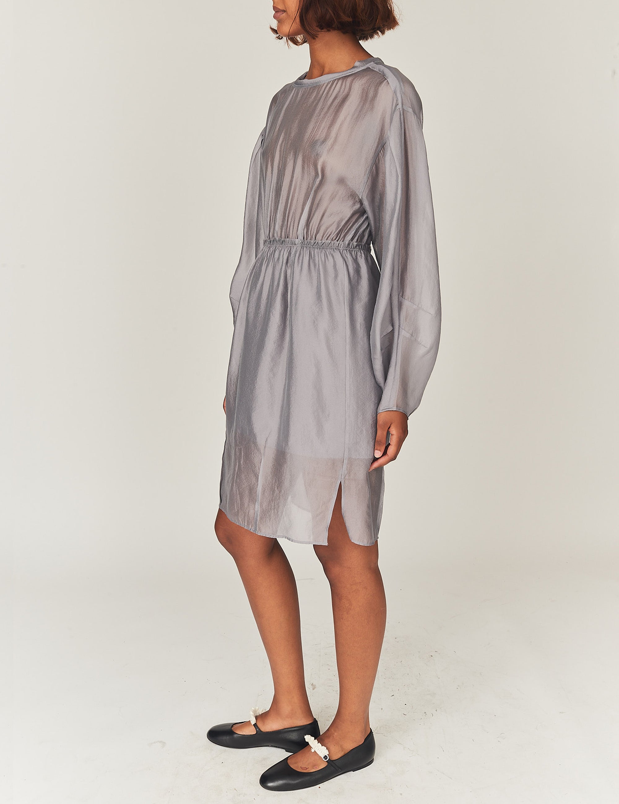 Gilian Deconstructed Dress Oyster 4 / Oyster