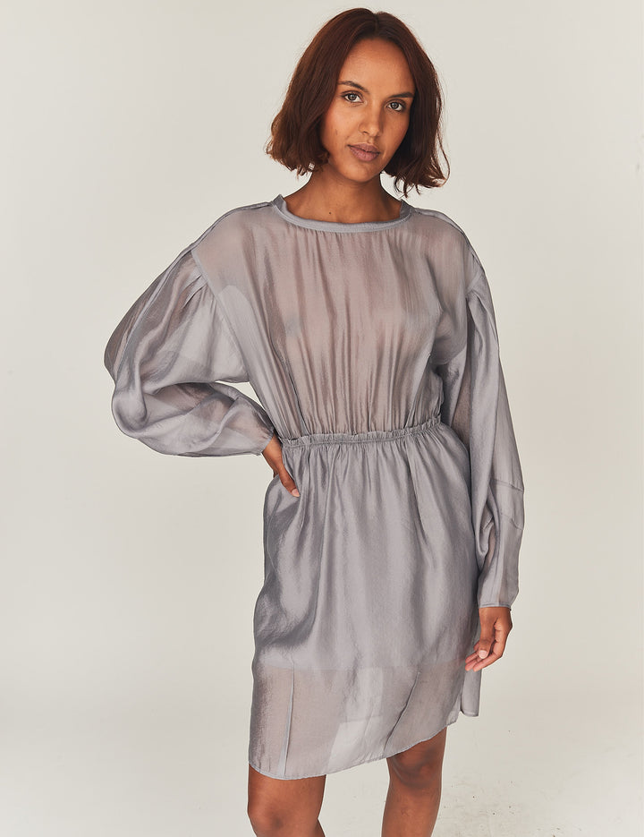 Gilian Deconstructed Dress Oyster 4 / Oyster