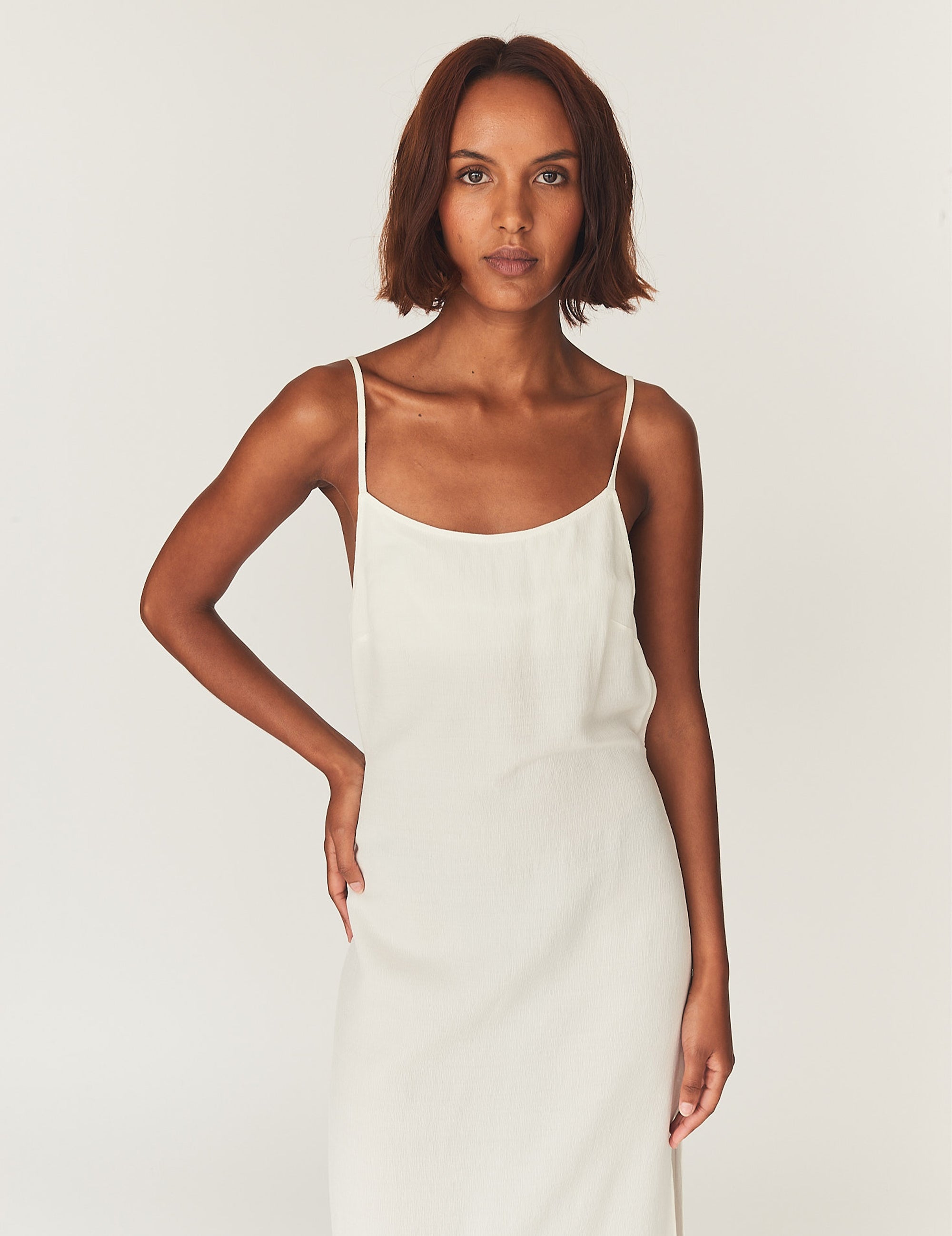 Daphne Shift Dress Cream 4 / Cream