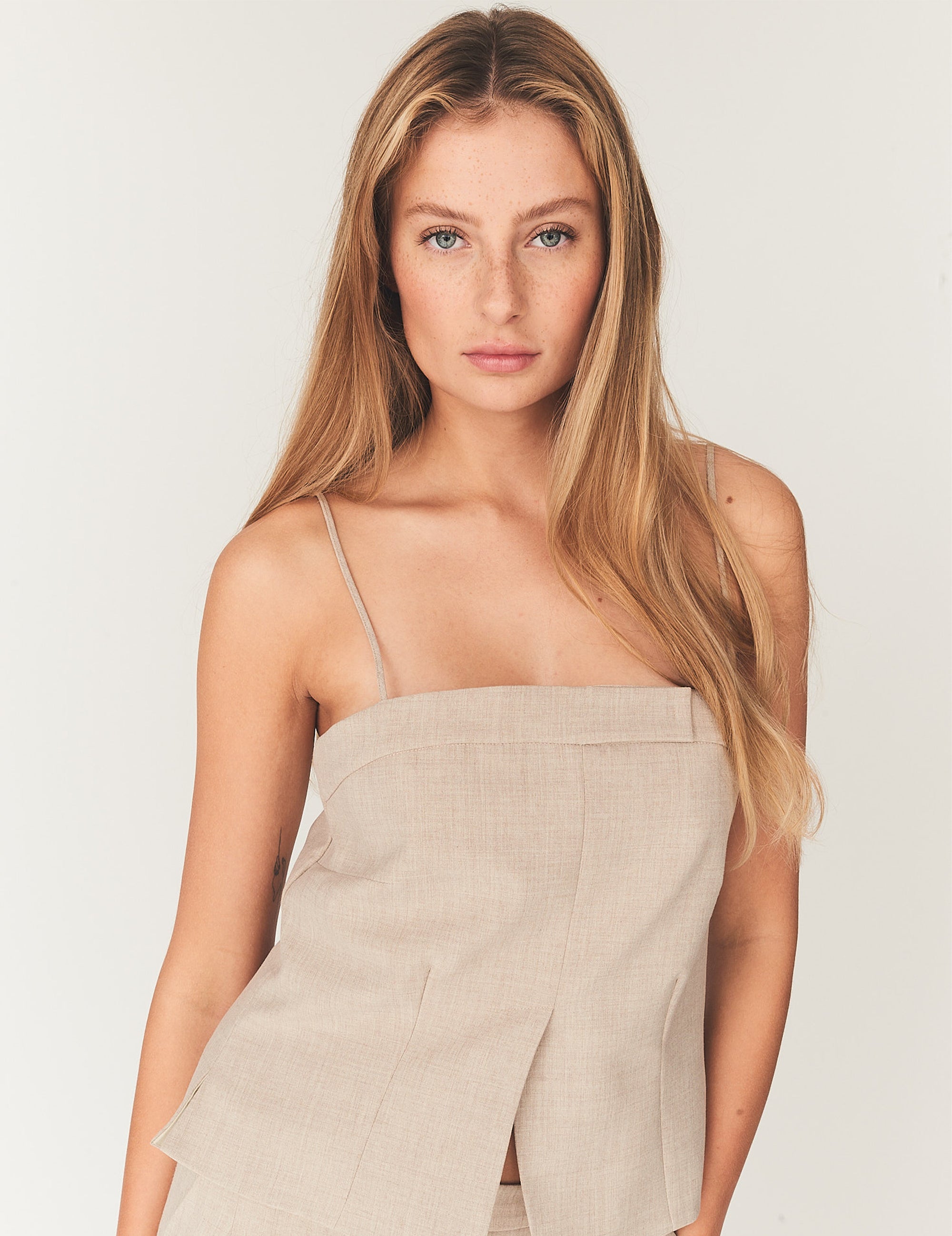 Pisano Top Beige Melange 4 / Beige Melange