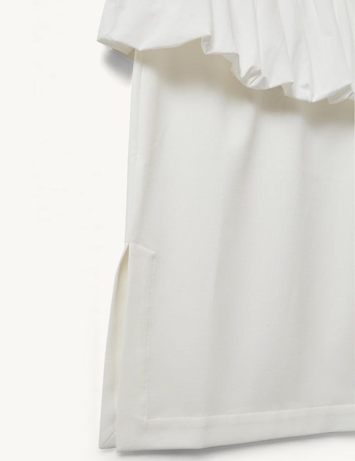 Pisano Peplum Skirt Cream 4 / Cream