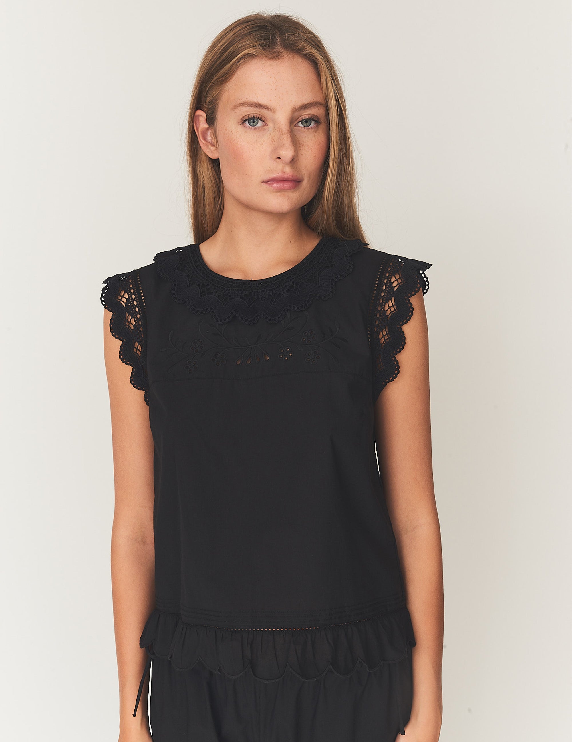 Kirsten Cloth Top Black 4 / Black