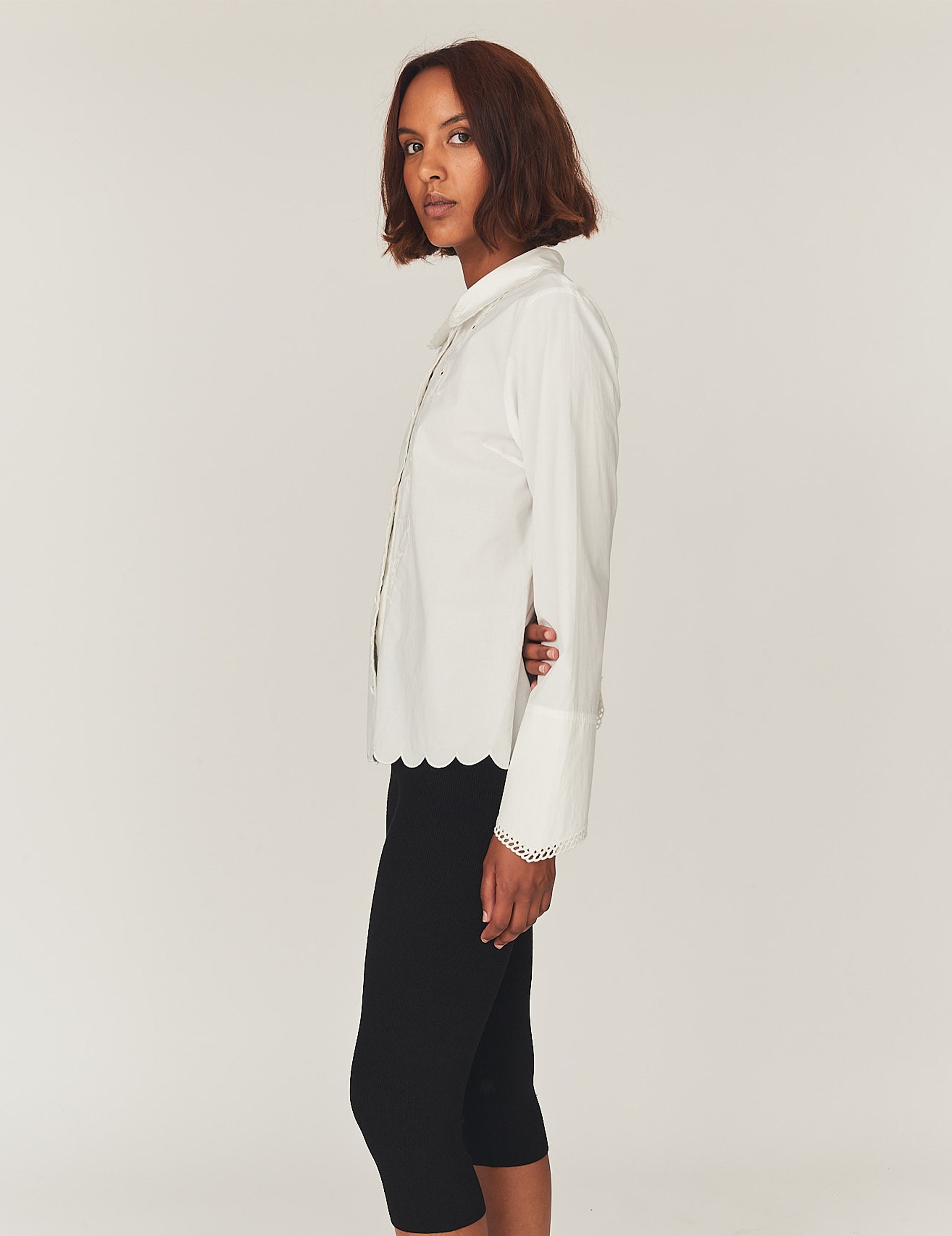 Kirsten Collar Shirt White 4 / White