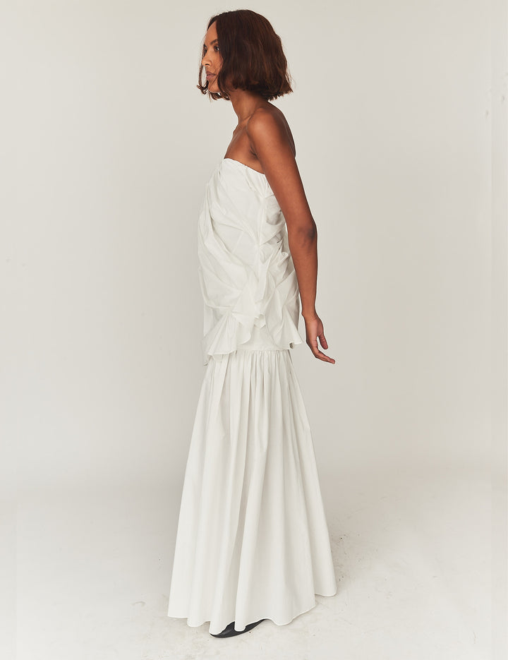 Bazaar Drape Gown White 4 / White