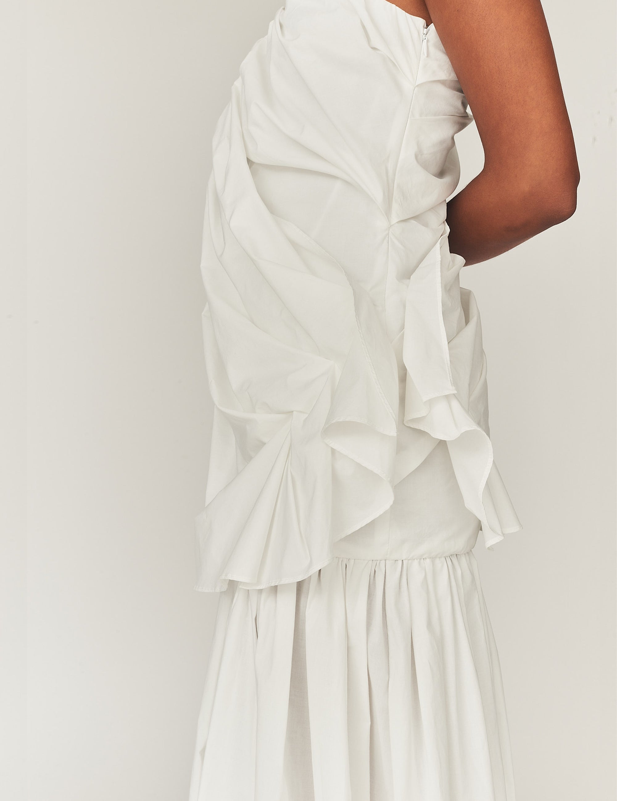 Bazaar Drape Gown White 4 / White