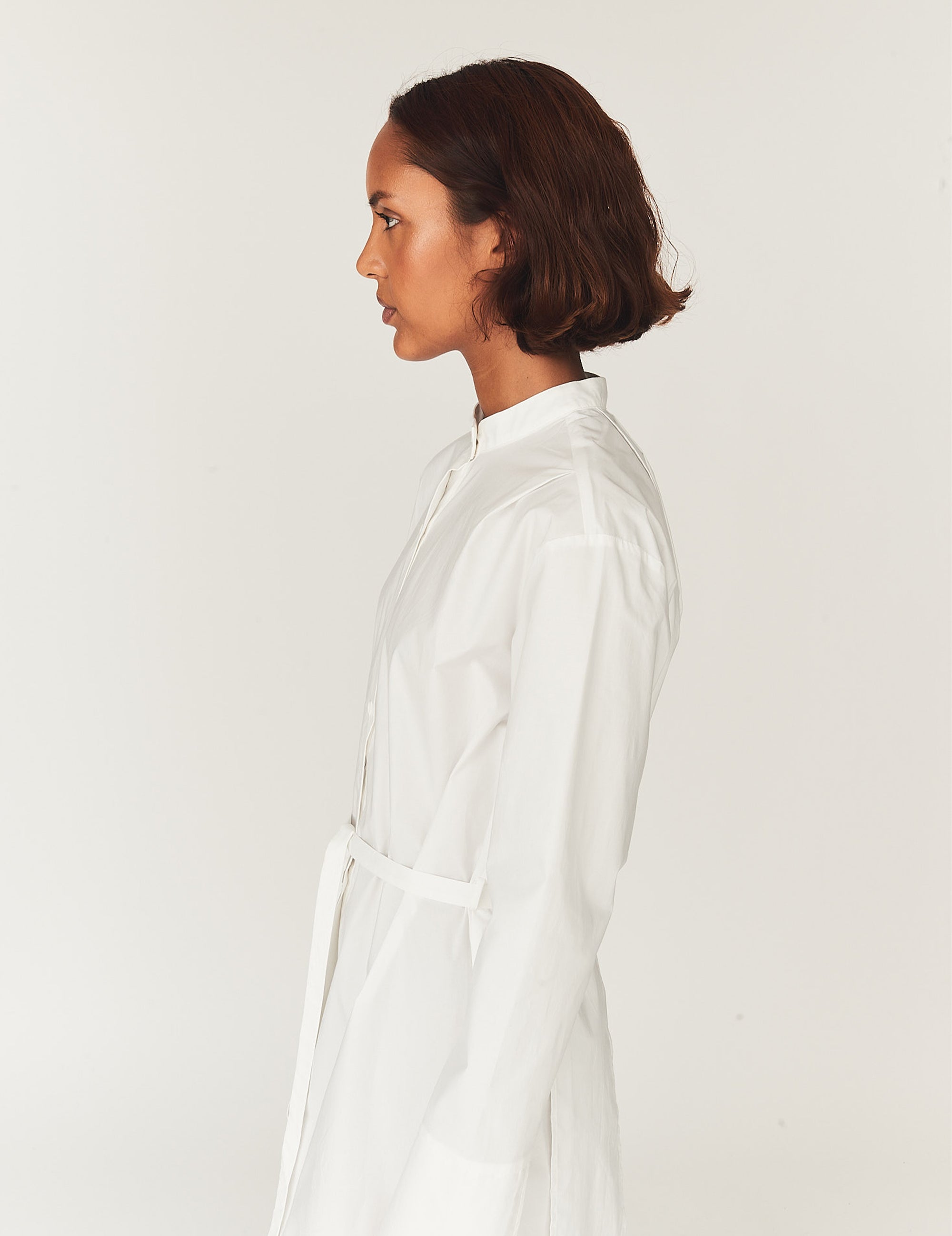 Cyprus Shirt Dress White 4 / White
