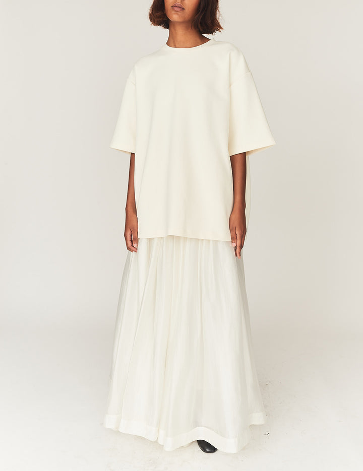 Gilian Volume Skirt Cream 4 / Cream