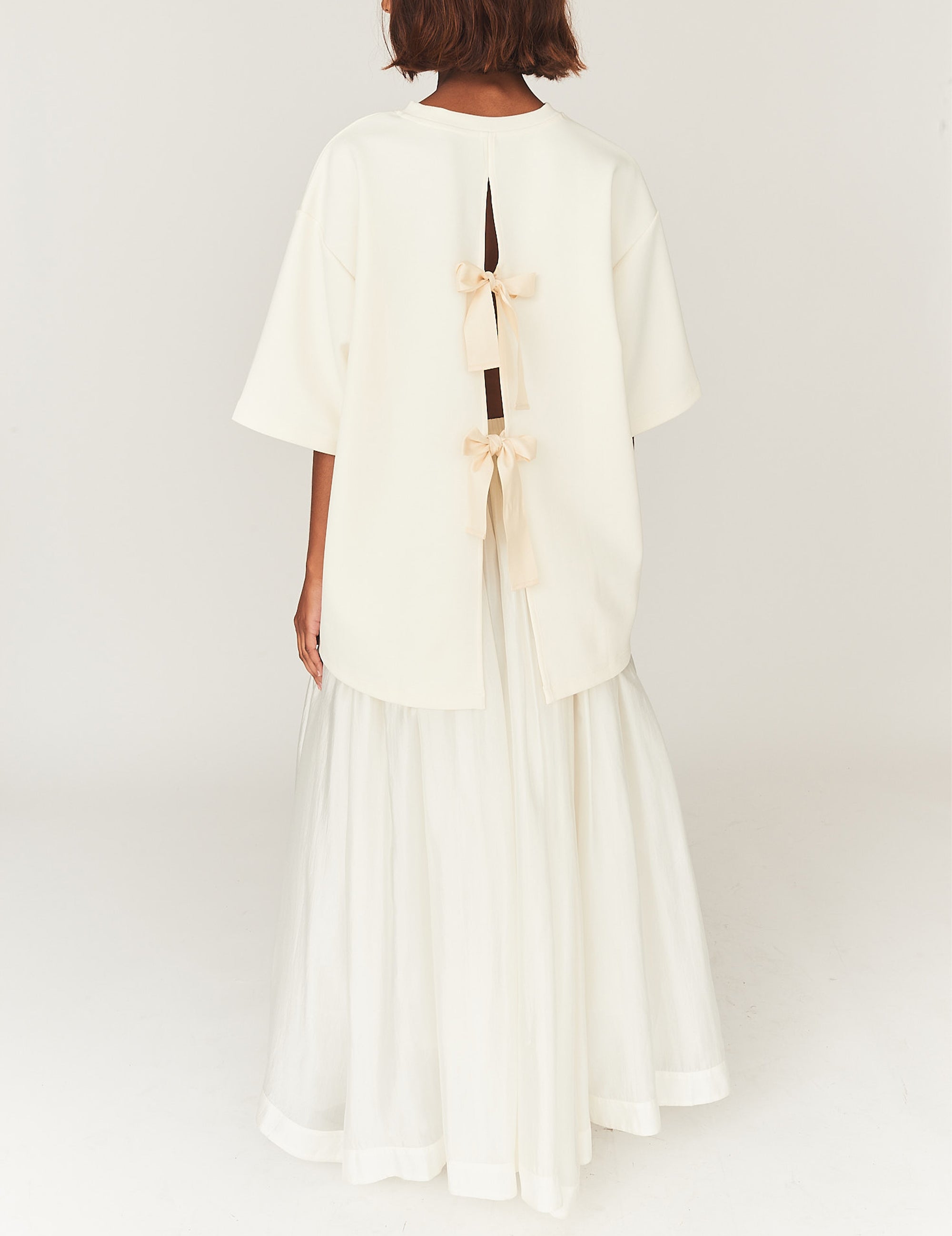 Gilian Volume Skirt Cream 4 / Cream