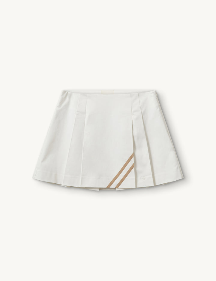 Avelino Tennis Skirt Cream 4 / Cream