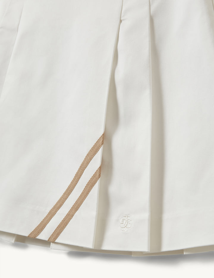 Avelino Tennis Skirt Cream 4 / Cream
