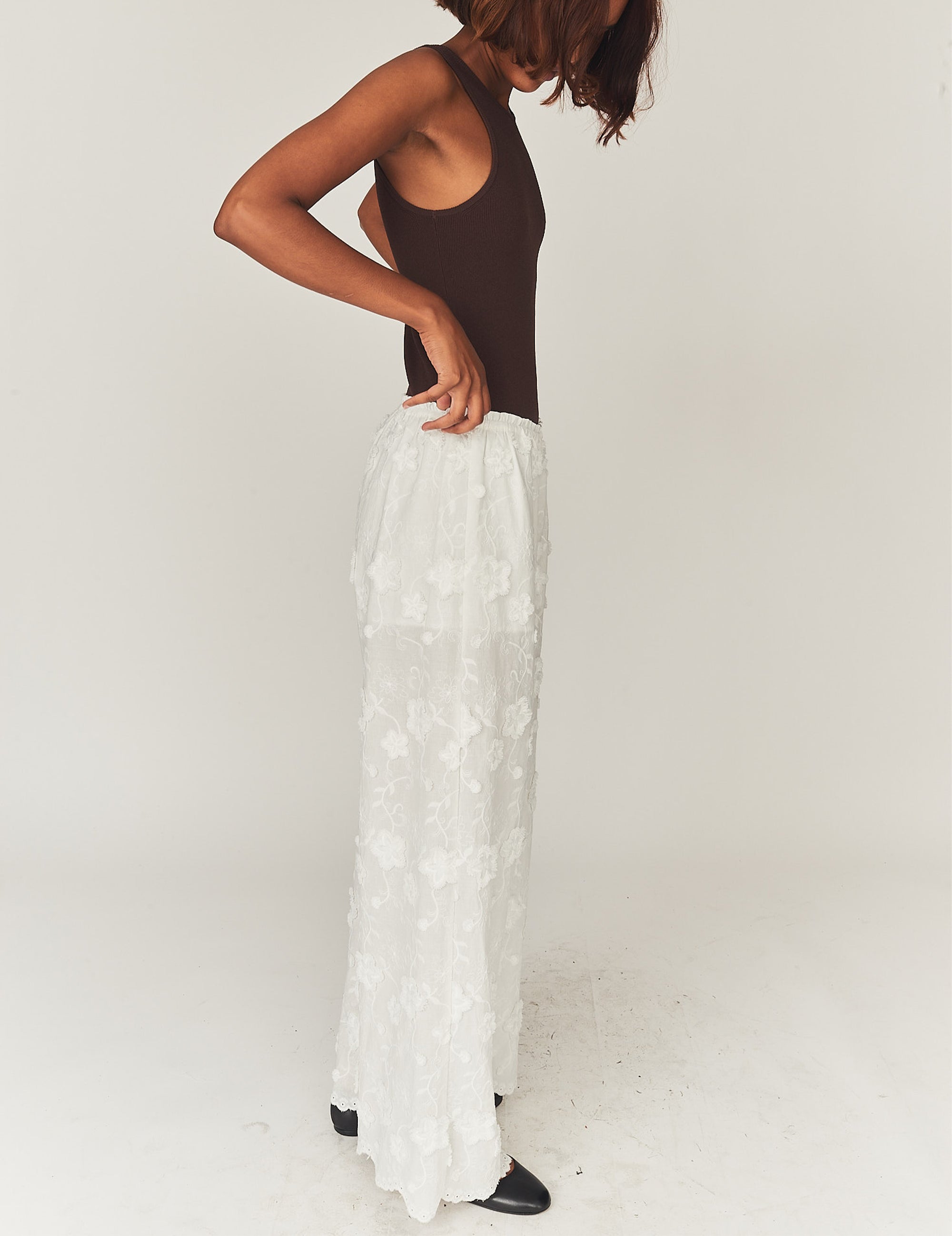Fleur Pants Cream 4 / Cream